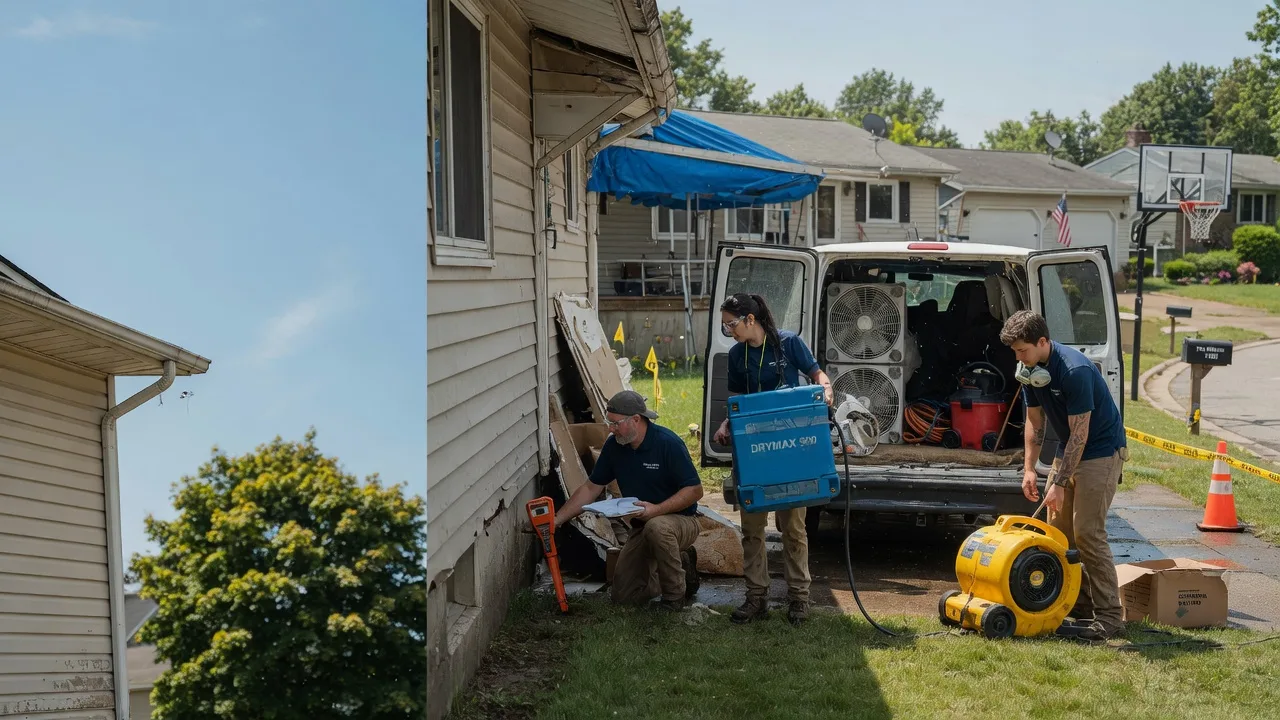 Ceiling Leak Cleanup in Richfield, OH near me