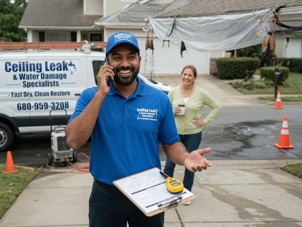 Ceiling Leak Cleanup Richfield, OH FAQs